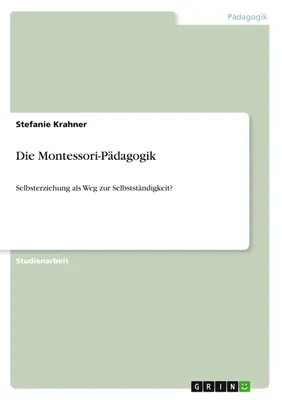 Produktbild von Die Montessori-Pädagogik