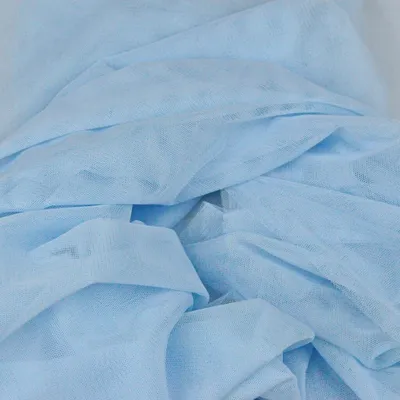 Produktbild von Weicher Tüll für Bekleidung - hellblau