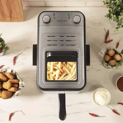 Produktbild von Fritteuse Cecotec CleanFry Infinity 3000 3 L 2400W Edelstahl