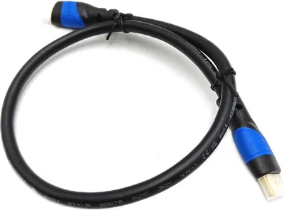 Obrázok produktu pre KabelDirekt 799422537934, 0,5 m, Typ HDMI (štandard), Typ HDMI (štandard), 3D kompatibilita, 18 Gbit/s, Čierna