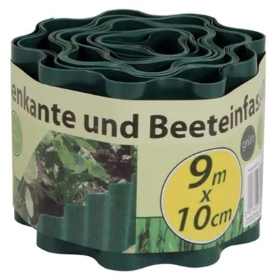 Produktbild von Rasenkante 9m Beetumrandung Beeteinfassung Rasenabgrenzung Mähkante Palisade