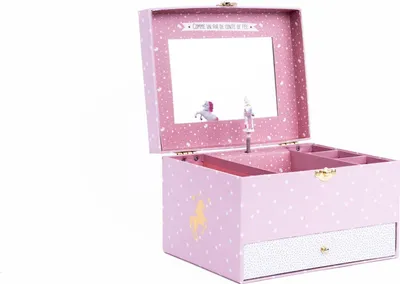 Produktbild von Musikbox einhorn rosa h14cm  - Atmosphera créateur d'intérieur