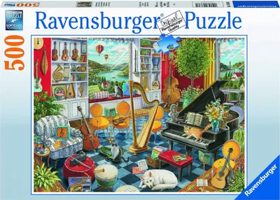 Obrázek produktu pro Ravensburger - Puzzle 500 Hudební místnost