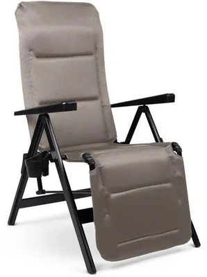 Immagine prodotto di Poltrona prendisole - DOMETIC - Gardina Lounger - Grigia - Reclinabile - Alluminio - Tessuto SoftMesh