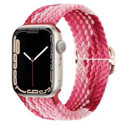 Obrázok produktu pre BStrap Elastic Nylon remienok na Apple Watch 42/44/45mm, strawberry