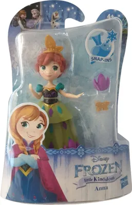 Produktbild von Hasbro Disney Frozen C1098 Anna, die Prinzessin 6,5 cm groß, Sammelfigur