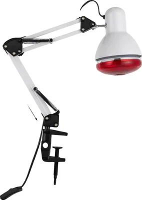 Zdjęcie produktu dla Lampa podczerwieni, regulowany kąt, terapia ciepłem, BIAŁA