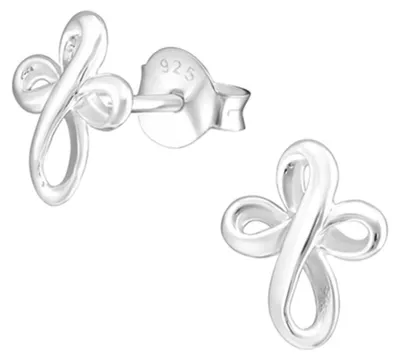 Produktbild von Kreuz Ohrstecker Silber 925 Ohrringe