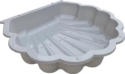 Image de Bac à sable en plastique Shell 1 - Gris