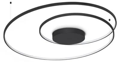 Produktbild von Ideal Lux LED-Deckenleuchte 3000K schwarz IP20 OZ 364995