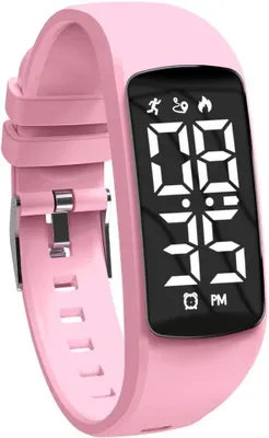 Produktbild von Multifunktionale uhr mit Schrittzähler Vibrationsalarm Wasserabweisend USB Aufladung Perfekt für Schule Sport und Alltag ohne App oder Handyverbindung