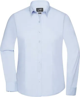 Produktbild von Klassisches Shirt aus pflegeleichtem Mischgewebe light-blue, Gr. M
