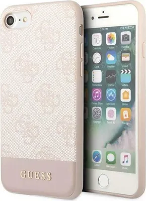 Obrázek produktu pro Pouzdro Guess Guhci8G4Glpi Pro Iphone 7 / 8 / Se 2020 / Se 2022 - Růžové 4G Stripe Collection