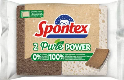 Produktbild von Spontex Scheuerschwamm Pure Power 2 Stück