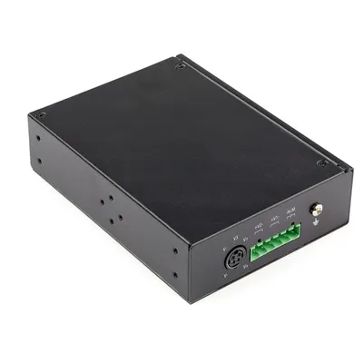 Immagine prodotto di StarTech.com IES1G52UPDIN Switch di rete non gestito Gigabit Ethernet (10/100/1000) Power over Ethernet (PoE) Nero
