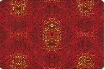 Produktbild von MuchoWow® Schreibtischunterlage Muster - Abstrakt - Rot 60x40 cm - XXL Mauspad - Großes Mauspad