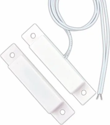 Produktbild von Reedkontakt MK 5C-32 Aufbaukontakt Weiß 64x13x12,5mm für Fenster- und Türalarmanlagen