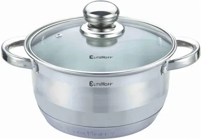 Produktbild von Elitehoff Edelstahl Topf 3.5L 20cm Induktion Gas