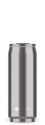 Obrázok produktu pre LES ARTISTES A-1861 Pull Can'it isotherm 500ml Metal argent brillant/Pull Can'it Silverstar 16,5fl.o