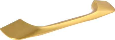 Zdjęcie produktu dla Wszystko w jednym uchwycie Uchwyt meblowy Malfa LA 128/160mm - szerokość 176,2mm, designerski uchwyt wykonany z odlewu cynkowego, złoty mat