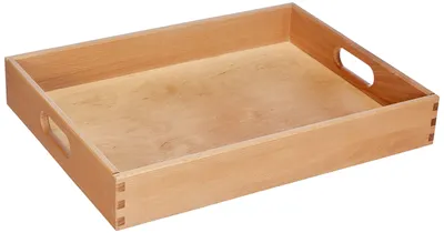Image de 13307 Caisse universelle, hêtre verni, env. 40 x 30 x 7 cm, empilable