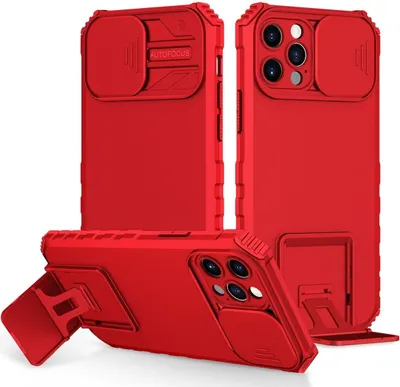 Produktbild von König Design Hülle kompatibel mit Apple iPhone 15 Pro Kunststoff Soft Handyhülle - Handy Case Rot