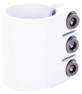Productafbeelding van Witte fietshouder van aluminium voor het stuur, met een binnendiameter van 36 mm