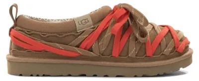 Imagen del producto de Zapatillas tipo mocasín y pantuflas marrones de gamuza para hombre - talla 11