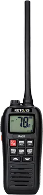 Obrázok produktu pre Retevis RA26 Námorná Vysielačka, IP67 vodotesná plávajúca, 88 kanálová VHF, Monitor Scan, Dual/Tri-Watch, USB nabíjanie, vhodná pre medzinárodné námorné 2-pásmové rádio (1ks)