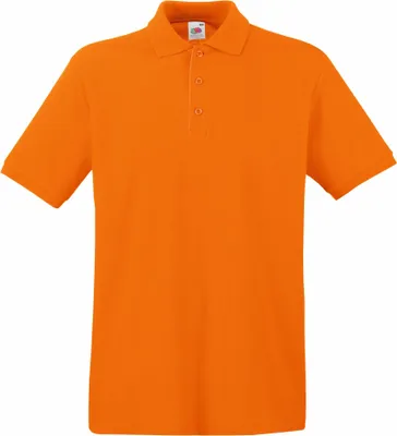 Produktbild von Piqué Polo | Fruit of the Loom (FOL63218), Farbe:orange, Größe:S