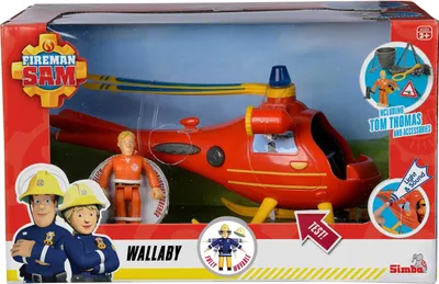 Immagine prodotto di SIMBA Il pompiere Sam heli. Wallaby con la figura 925-2510