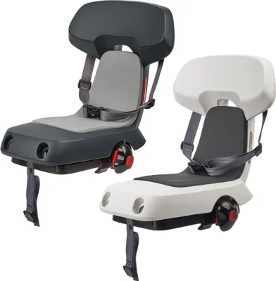 Zdjęcie produktu dla Tylny fotelik rowerowy POLISPORT Guppy Junior do montażu - jasnoszary/ciemnoszary