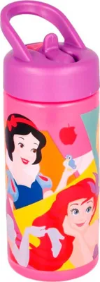 Produktbild von Disney Prinzessinnen Plastik Flasche 410 ml Trinkflasche Kinder Sportflasche
