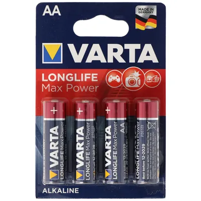 Produktbild von Varta Longlife Max Power (ehem. Max-Tech) 4706 Mignon AA 4-er Blister