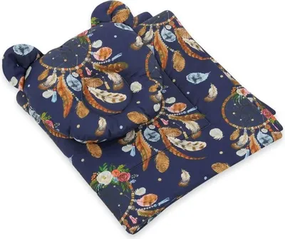 Immagine prodotto di Set di coperte e cuscini - Set per culla - Extra morbido e arioso, 100% cotone