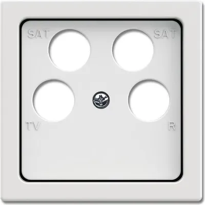 Produktbild von BUSCH JAEGER BJ 1743/10-04-884 Abdeckung f. Datenkommunikation studioweiß matt future