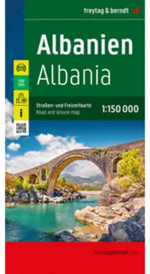 Produktbild von freytag & berndt Straßenkarte Albanien 1:150.000