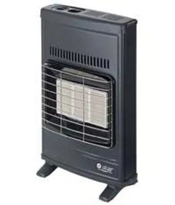 Zdjęcie produktu dla Grzejnik na gaz LPG o mocy 4200 W, kolor szary – wymiary: 42,5 x 15 x 64 cm (wysokość), waga: 6,5 kg – ECO40GPL