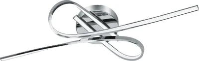 Produktbild von SELVINA Wand-/Deckenleuchte Lampe Beleuchtung - L69 x B30 x H11,5 cm - chrom - 20,5W inkl. - IP20