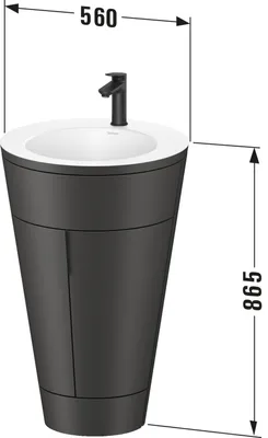 Produktbild von DURAVIT S19512O10360000 Starck 1,c-bonded Set Bds,Weiß Sdm