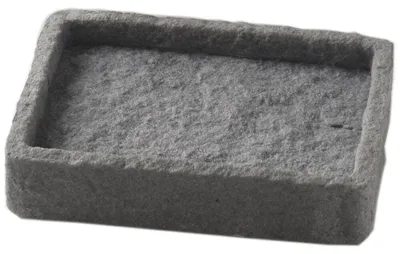 Image de Sapho Gedy Aries - Porte-savon sur pied, gris AR1108