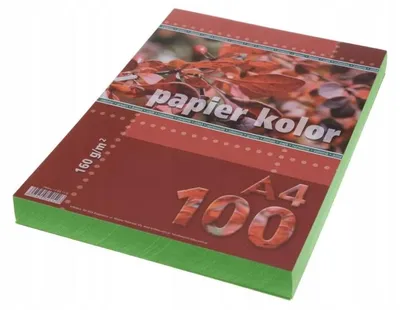 Produktbild von Kreska Kopierpapier A4 160g Grün 100 Blatt