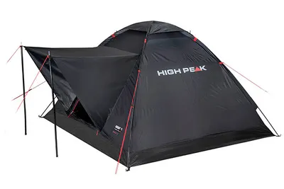 Immagine prodotto di High Peak Beaver 3 Black  Red Pyramid tent 10320