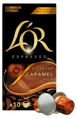 Produktbild von Kaffeekapseln L'OR CARAMEL, 10 Stk.