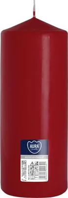 Zdjęcie produktu dla Świeca walec BISPOL Aura 90H 20CM SW80/200 BURGUND