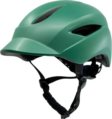Image de Casque de vélo urbain | Éclairage USB | Vert mat (L) |  EN1078