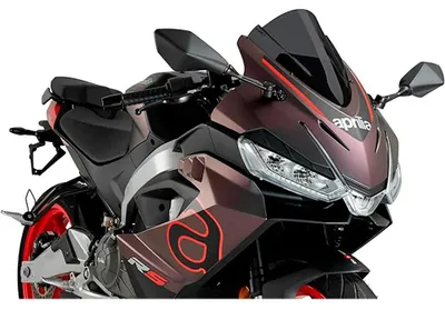 Produktbild von Windschild Puig Z-Racing-Scheibe 380 x 265 mm mit ABE für Aprilia RS 457 Bj. 2024 - 2026