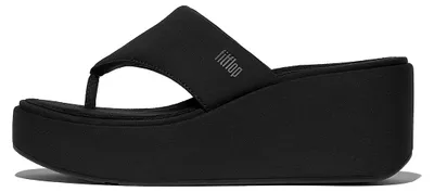 Produktbild von FitFlop Platfform Wedge Toe-Post Sandals SCHWARZ 40