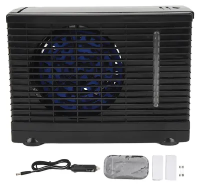 Produktbild von Auto-Luftkühler, 2 Geschwindigkeiten einstellbar, tragbar, DC12 V, Mini-Klimaanlage für Autos, LKWs, Wohnmobile