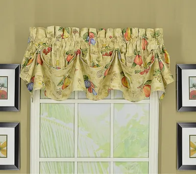 Produktbild von Today's Curtain Orchard Segeltuch-Volant, 40,6 cm, Sandfarben, 70 x 16 cm (B x L